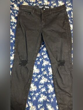 Torrid Distressed Black Bombshell Skinny Jeans size 20R